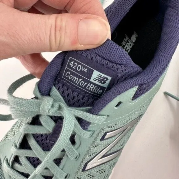 New Balance Women's W420CG4 Running Shoe Sage/Indigo Size 8 Blue