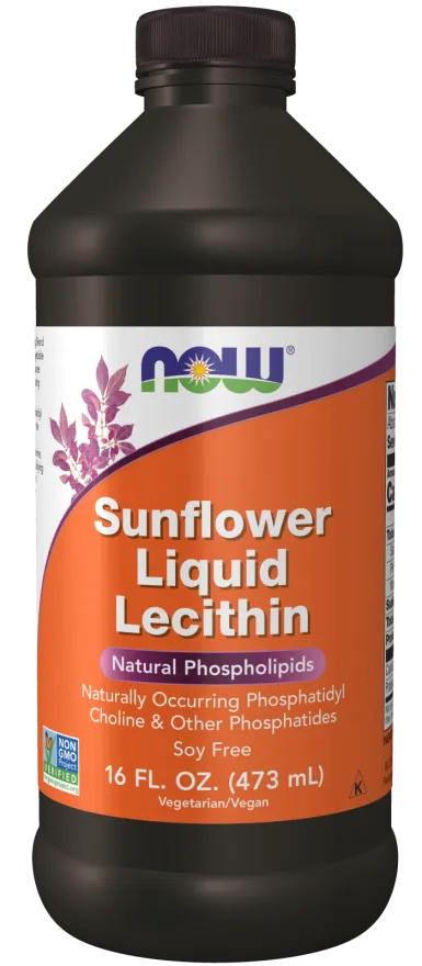 NOW Foods Sunflower Liquid Lecithin - 473 ml