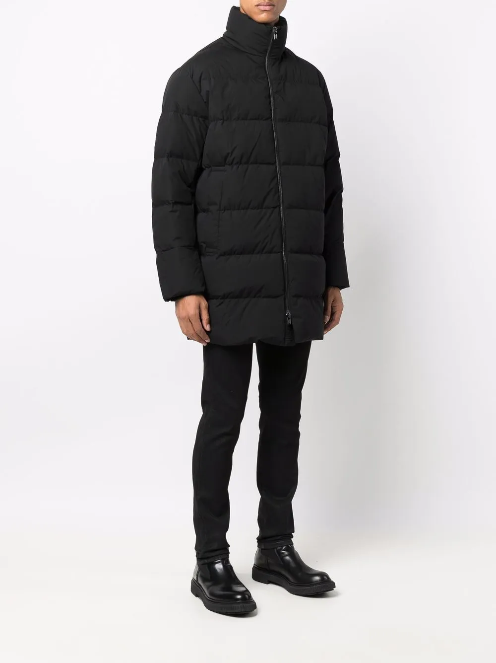 Nylon down jacket