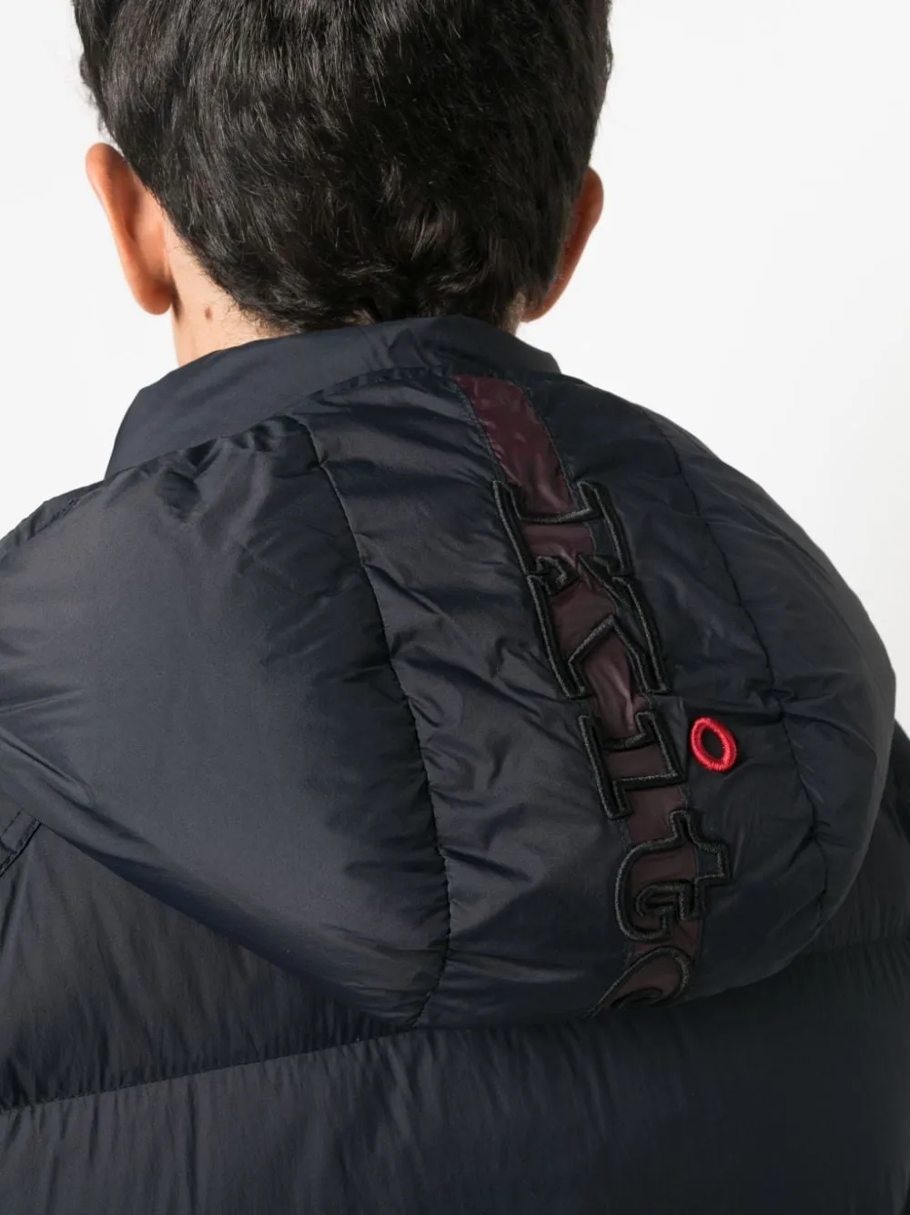 Nylon short down jacket