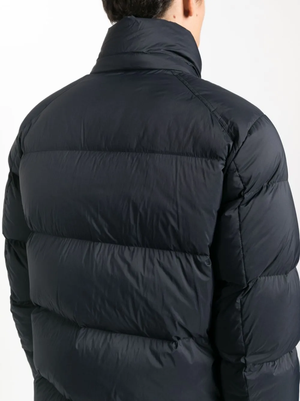 Nylon short down jacket