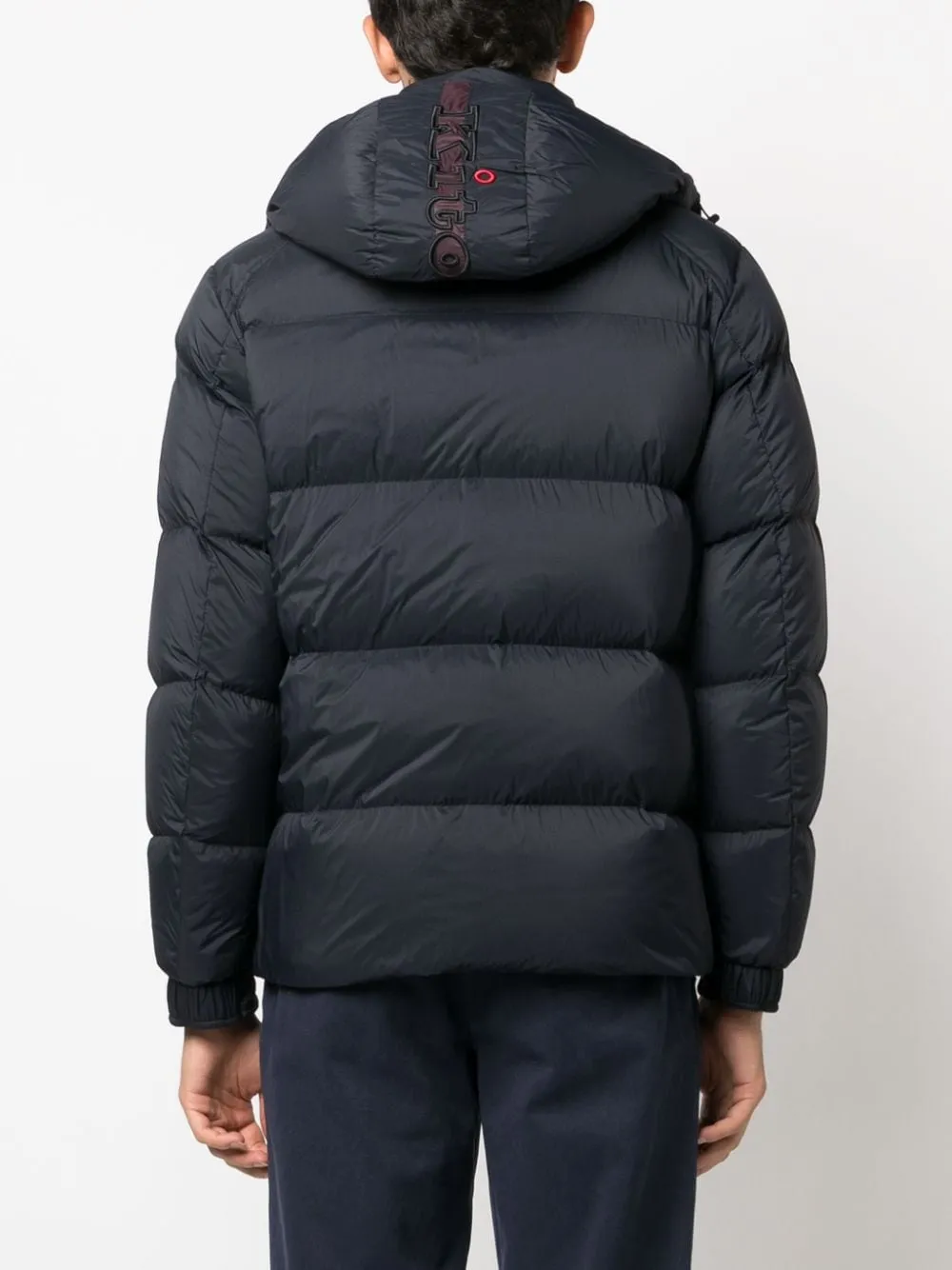 Nylon short down jacket