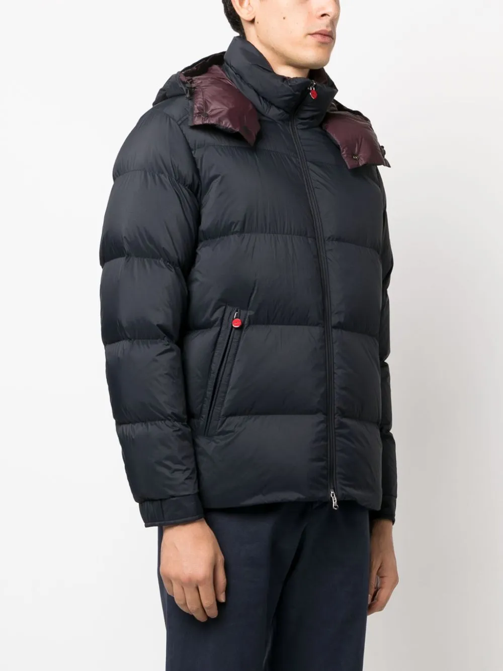 Nylon short down jacket
