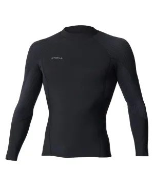 O'Neill Hyperfreak LS Crew GBS 2mm - Black/Black