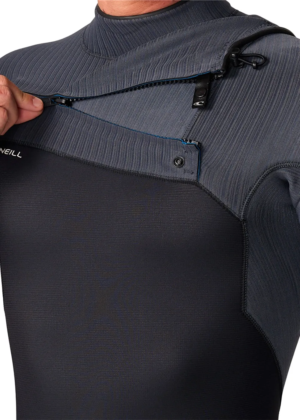 ONeill Mens Hyperfreak 3/2mm  Chest Zip Steamer Wetsuit