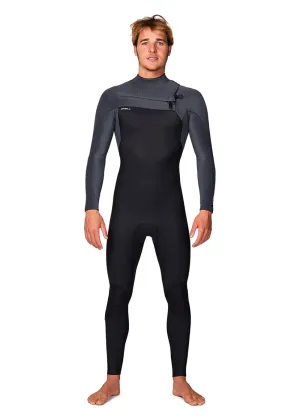 ONeill Mens Hyperfreak 3/2mm  Chest Zip Steamer Wetsuit
