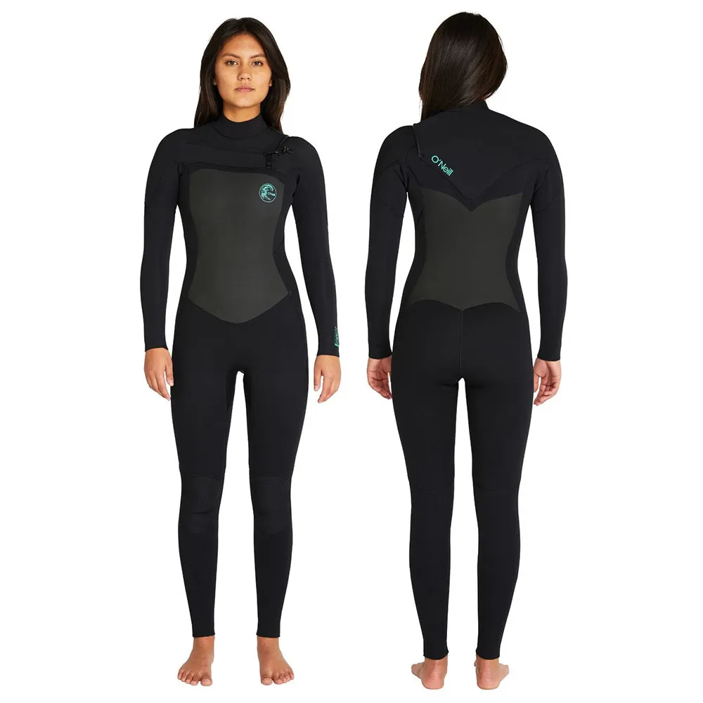 O'NEILL WOMENS FOCUS 3/2MM  BACK ZIP SEALED FULL STEAMER