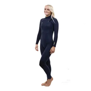 O'Neill Womens Hyperfreak 3/2mm  Chest Zip Wetsuit  - Abyss/Abyss