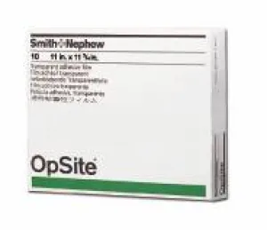 Opsite Transparent Adhesive Dressing 11" x 11-3/4", Waterproof Film, (10 Each)
