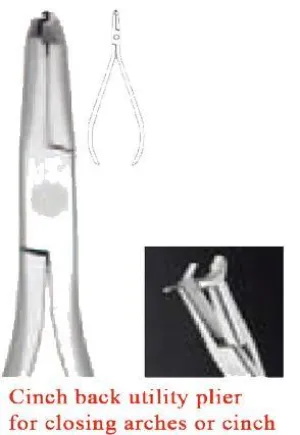 Ortho Plier, Cinch Back Utility Plier