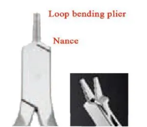 Ortho Plier, Nance loop bending plier
