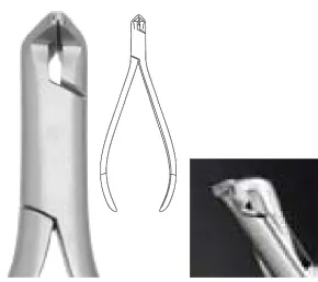 Ortho Pliers, Distal End Cutter w/ Hold (3000-64 TC)