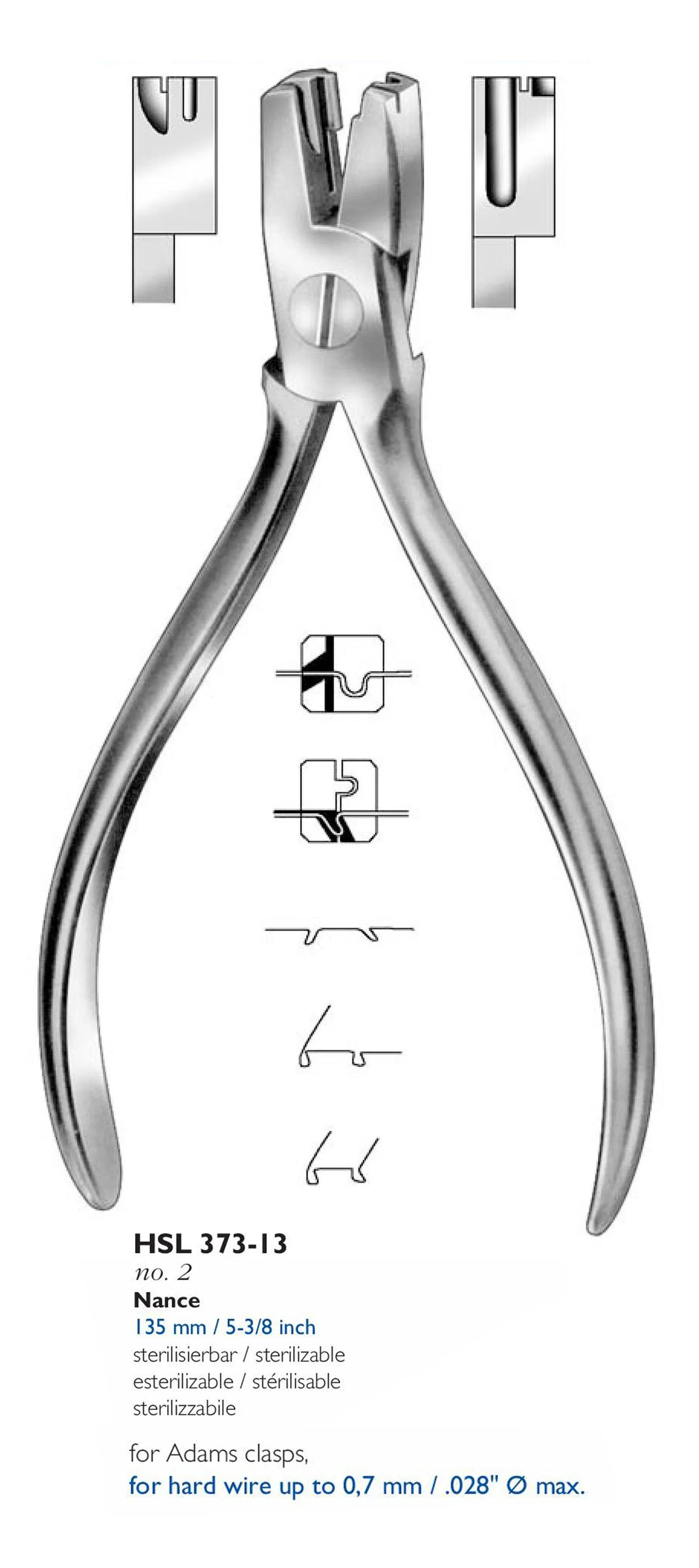 Ortho Pliers, Nance