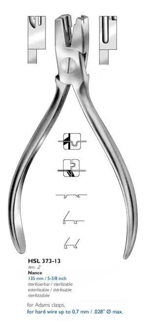 Ortho Pliers, Nance