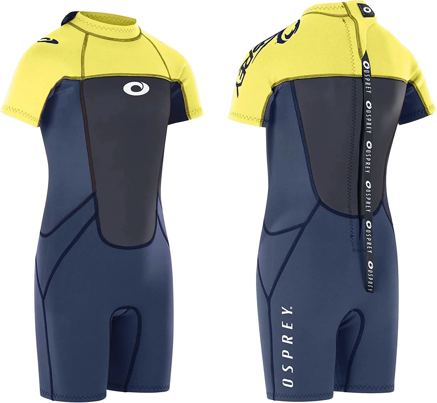 Osprey Origin Kids Neon Yellow Wetsuit - Size L