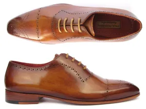 Paul Parkman Men's Classic Brogues in Light Brown