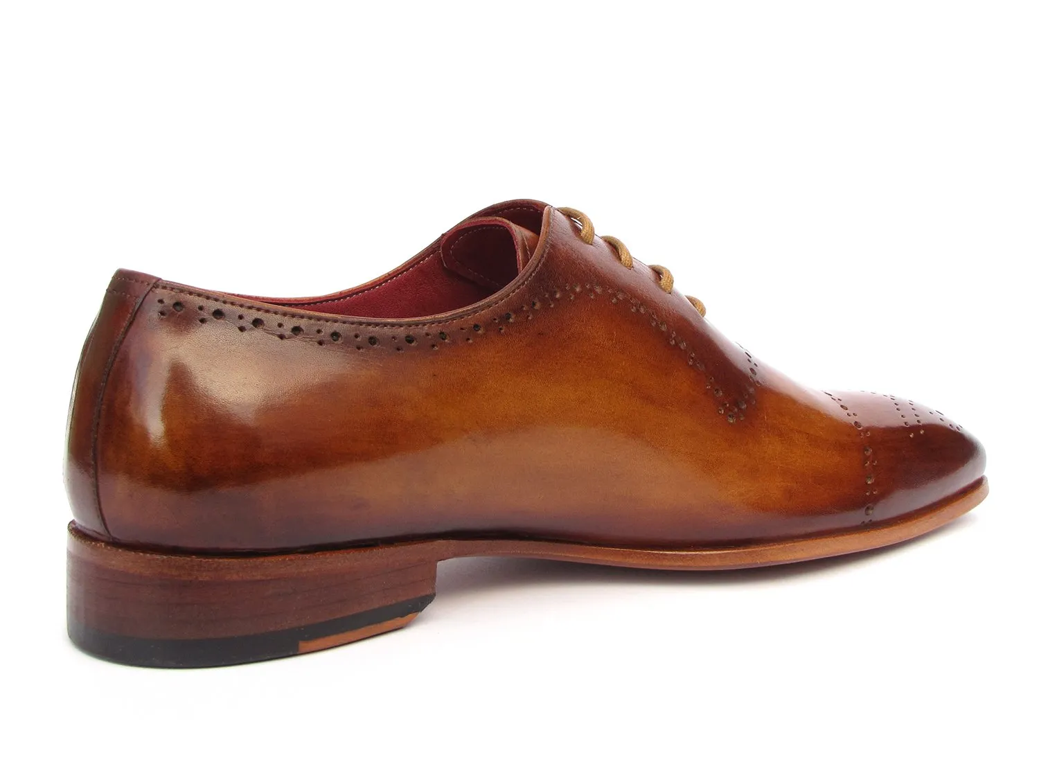 Paul Parkman Men's Classic Brogues in Light Brown