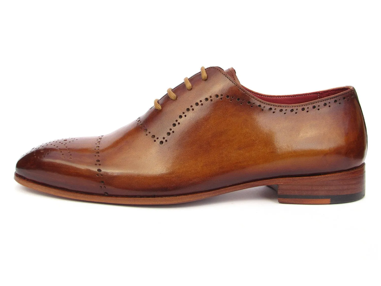 Paul Parkman Men's Classic Brogues in Light Brown