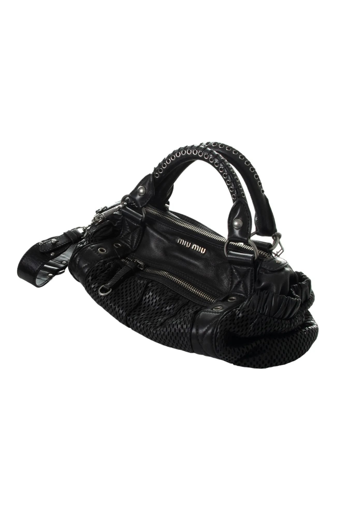 Perforated Leather Bag
