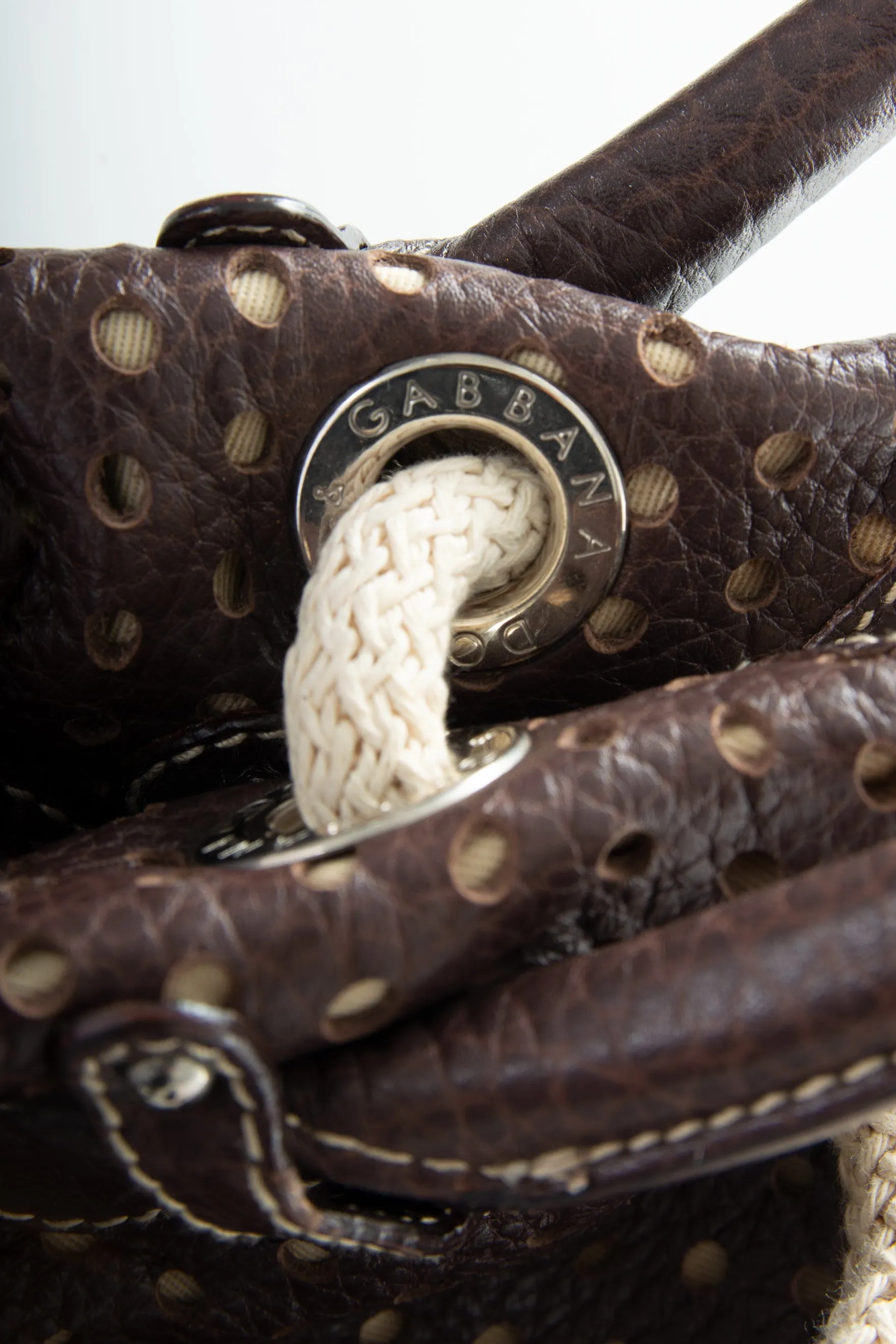 Perforated Leather Bag