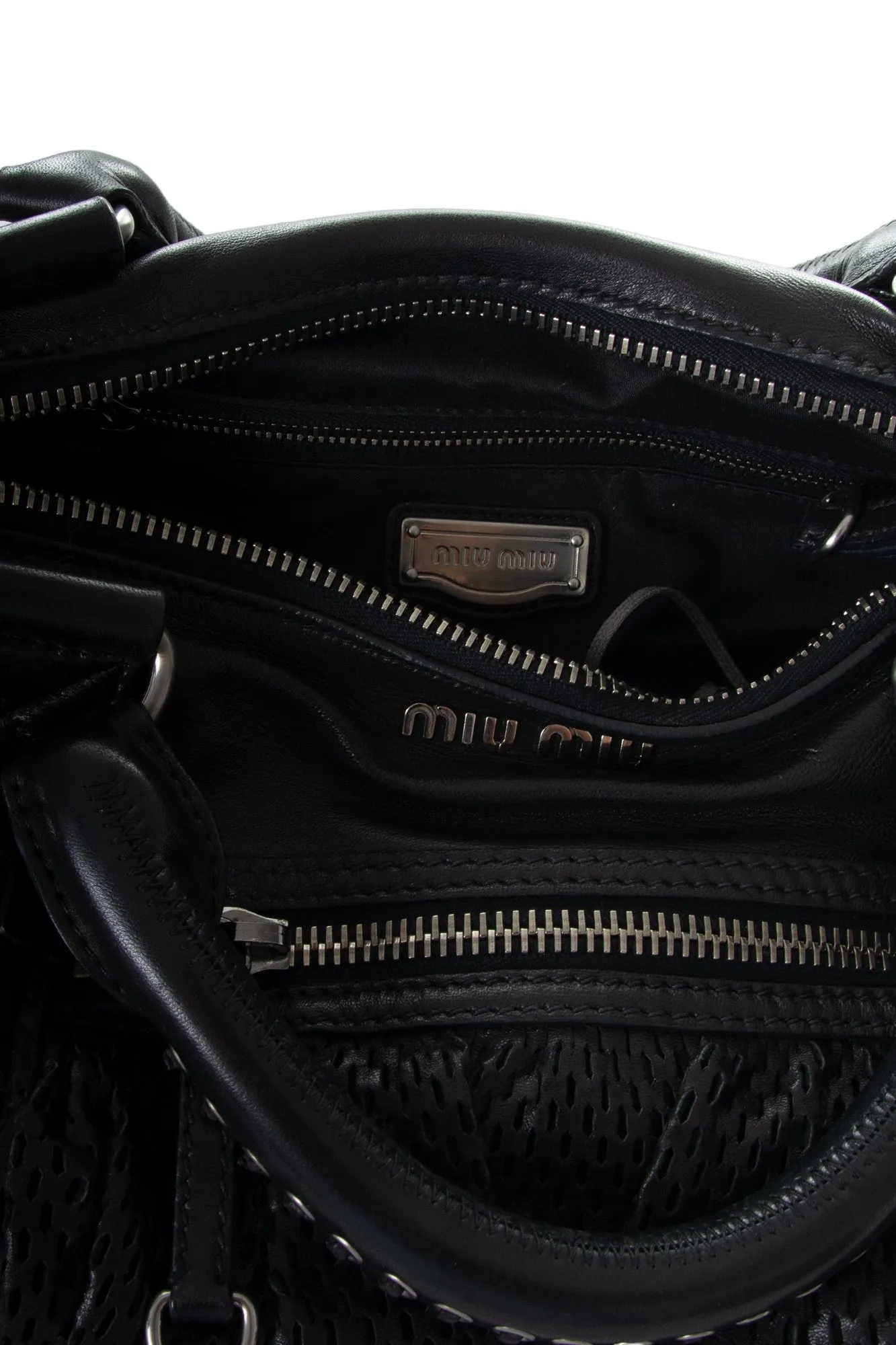 Perforated Leather Bag