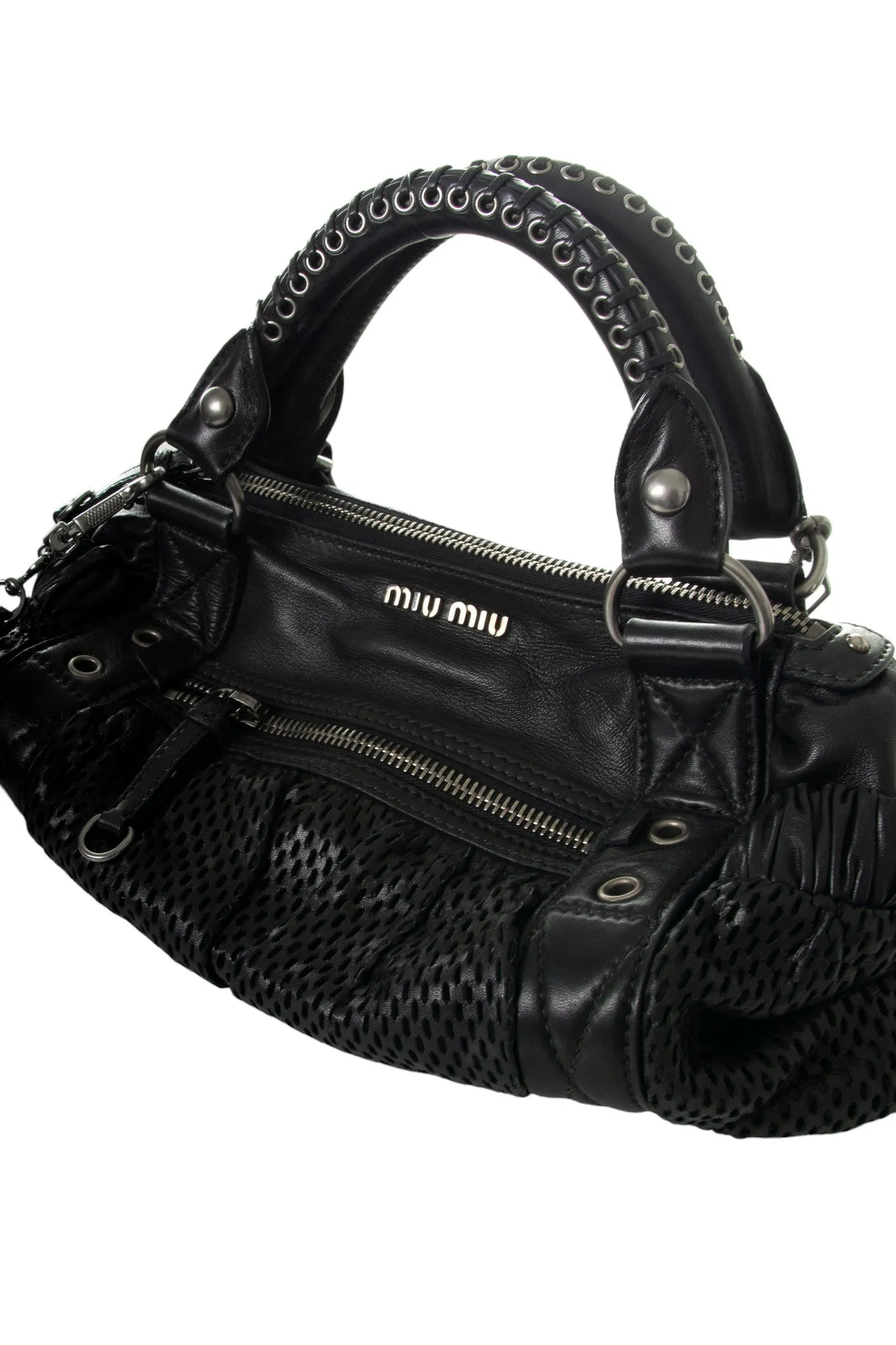 Perforated Leather Bag