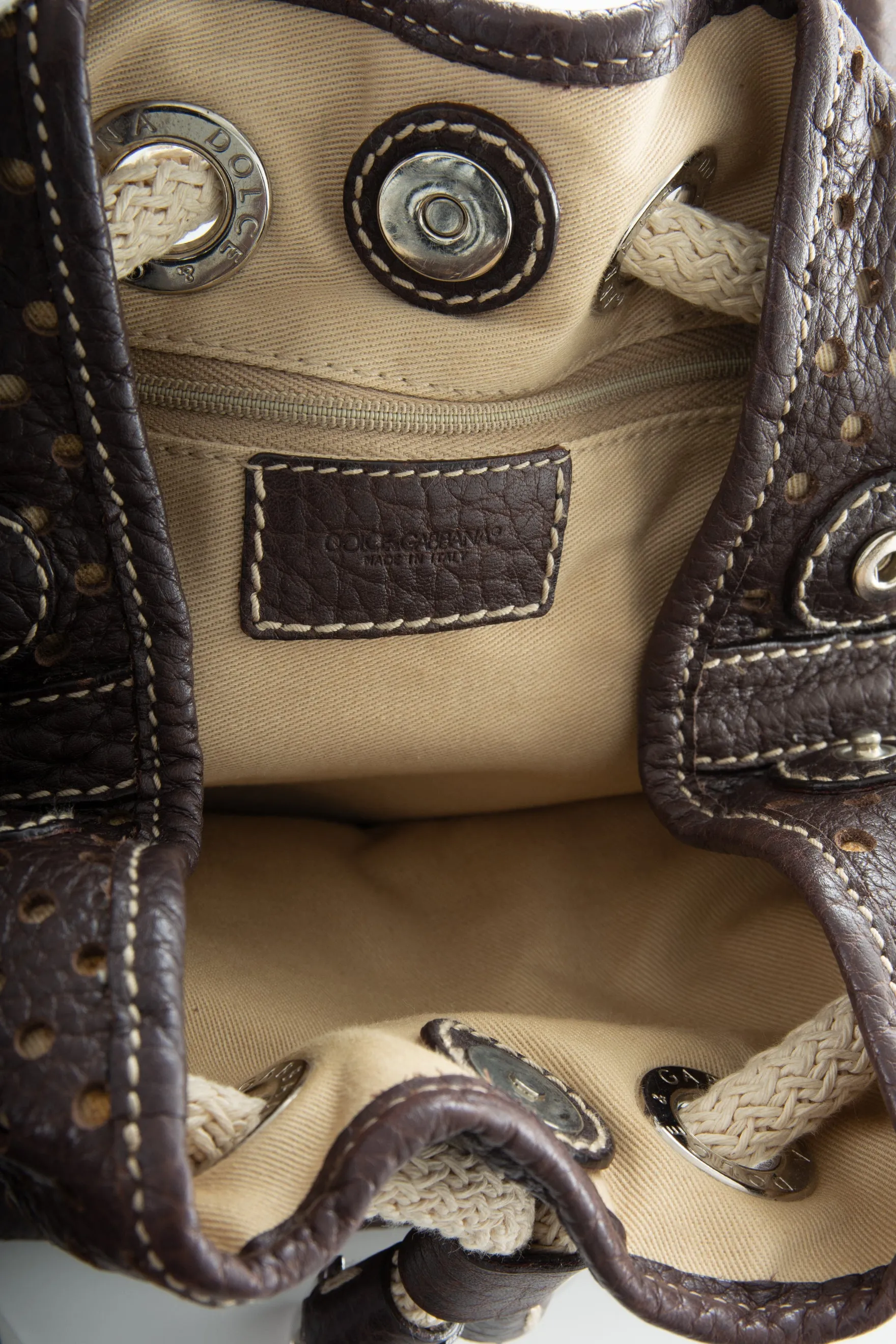 Perforated Leather Bag