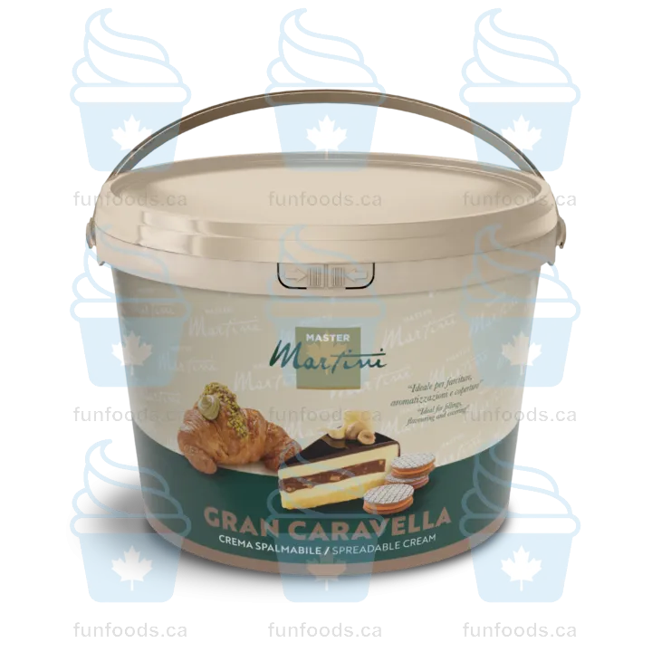Pistachio Filling - 5kg Bucket - Caravella Gran Pistachio Cream - Master Martini Canada - Canadian Distribution