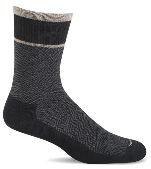 Plantar Cush Men Crew - Black Plantar Relief