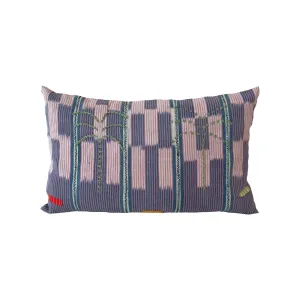 Poetry Cushion - Pink Baule Green Palms