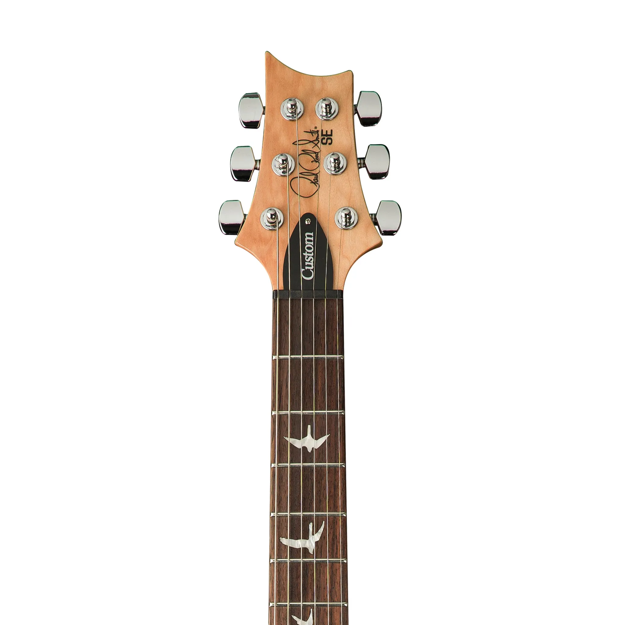 PRS SE Custom 24 Electric Guitar w/Bag, Bonnie Pink/Natural Back