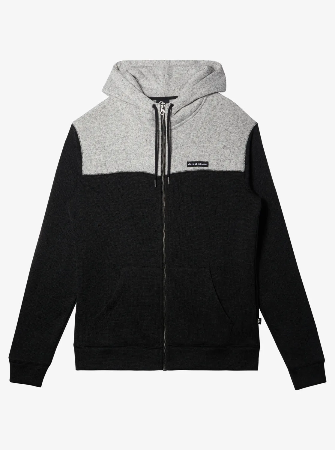 Quiksilver Keller Block Zip - Black Heather