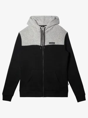 Quiksilver Keller Block Zip - Black Heather
