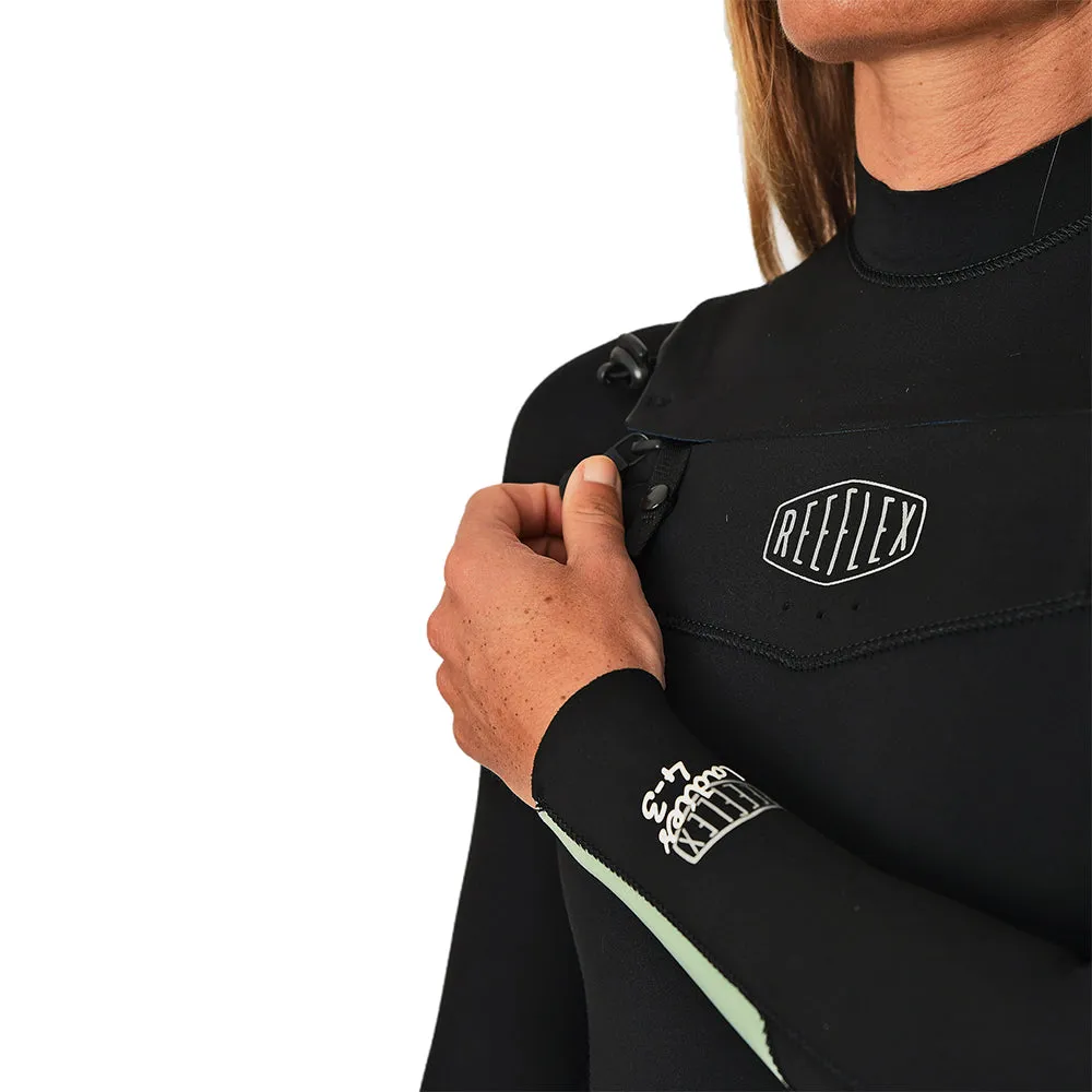 REEFLEX LADIES ECLIPSE CHEST ZIP 4/3MM SEALED STEAMER 2022