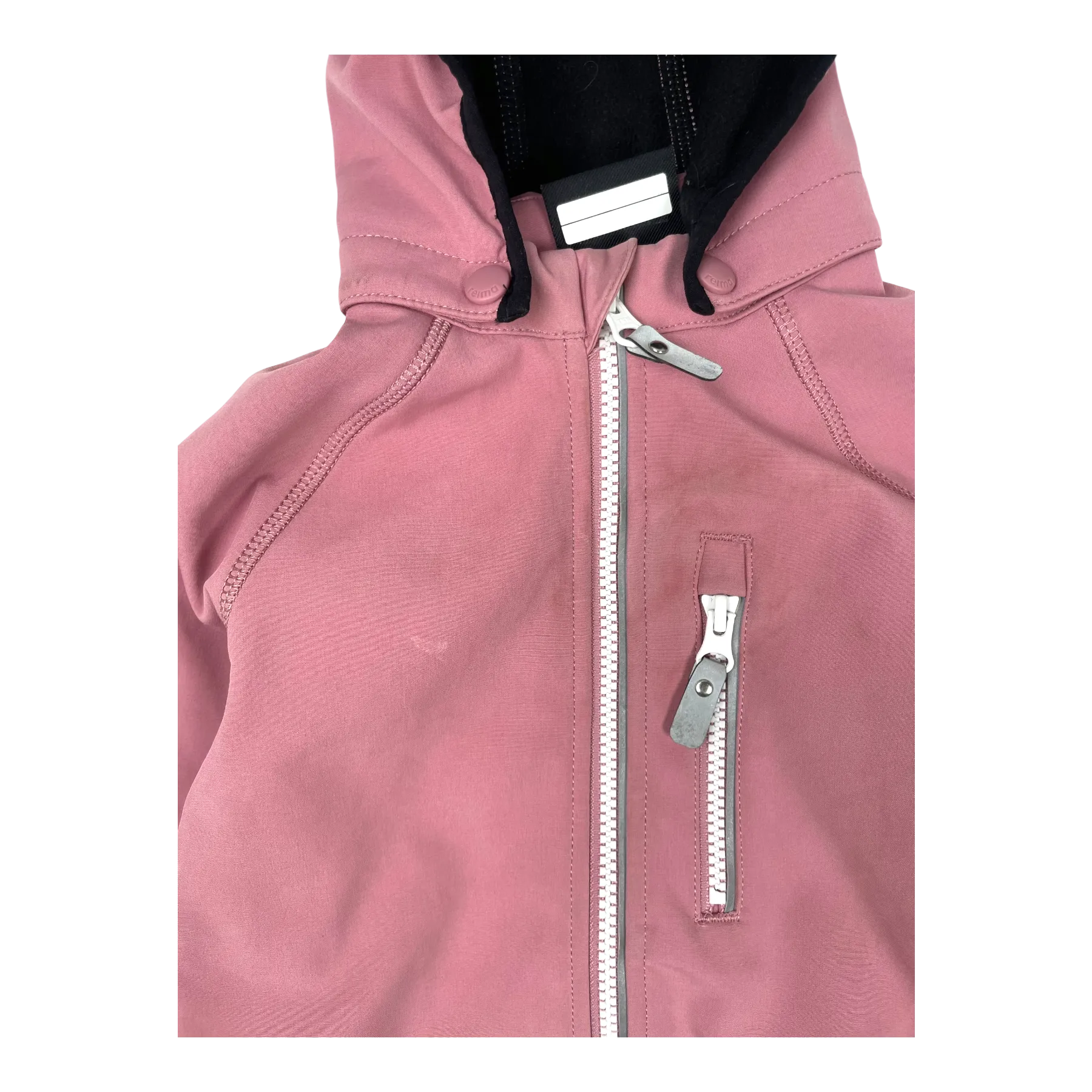 Reima vantti softshell jacket, grey pink | 92cm
