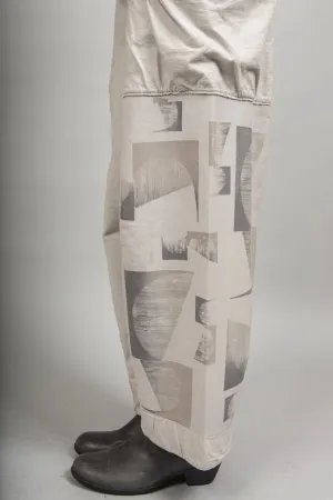 Reversible Pocket Pant Paloma Printed-Blue Fish Clothing