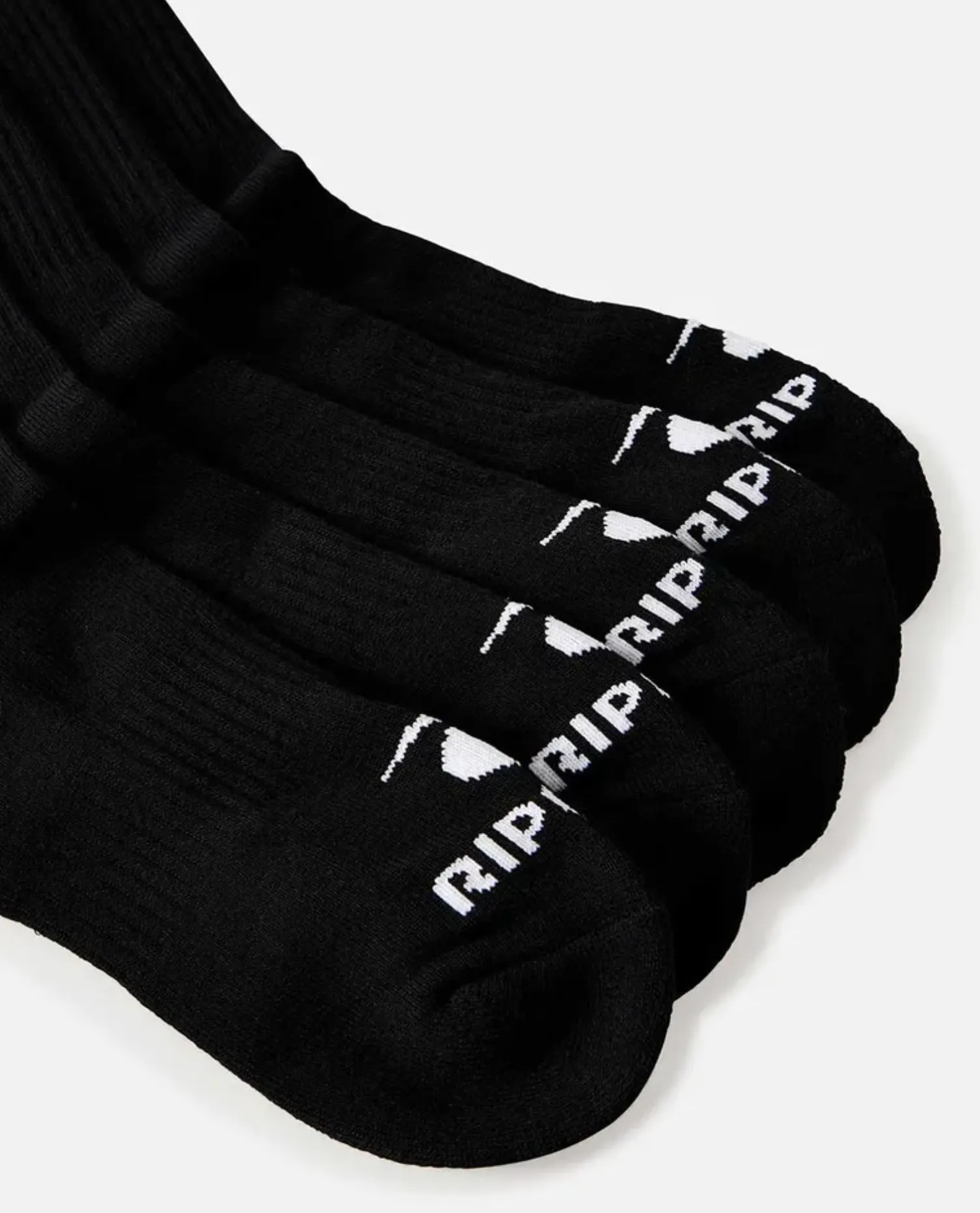 Rip Curl Brand Crew Sock 5 Pack