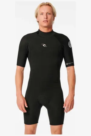 RIP CURL DAWN PATROL 2MM BACKZIP SPRING - BLACK