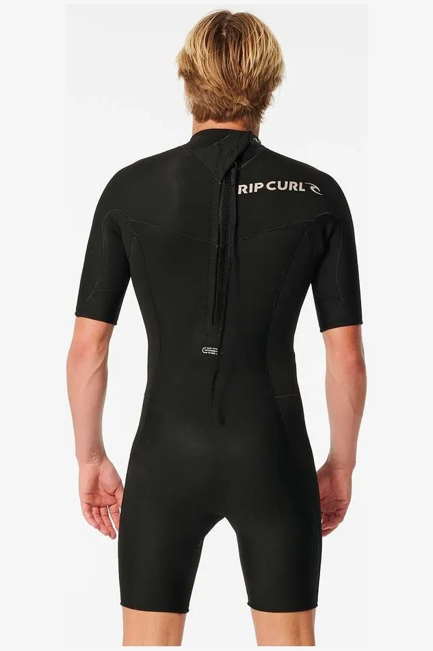 RIP CURL DAWN PATROL 2MM BACKZIP SPRING - BLACK