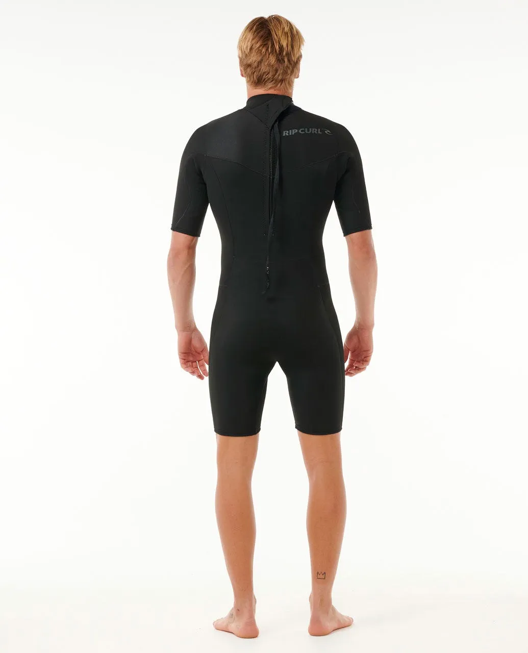 RIP CURL DAWN PATROL 2MM BACKZIP SPRING - BLACK