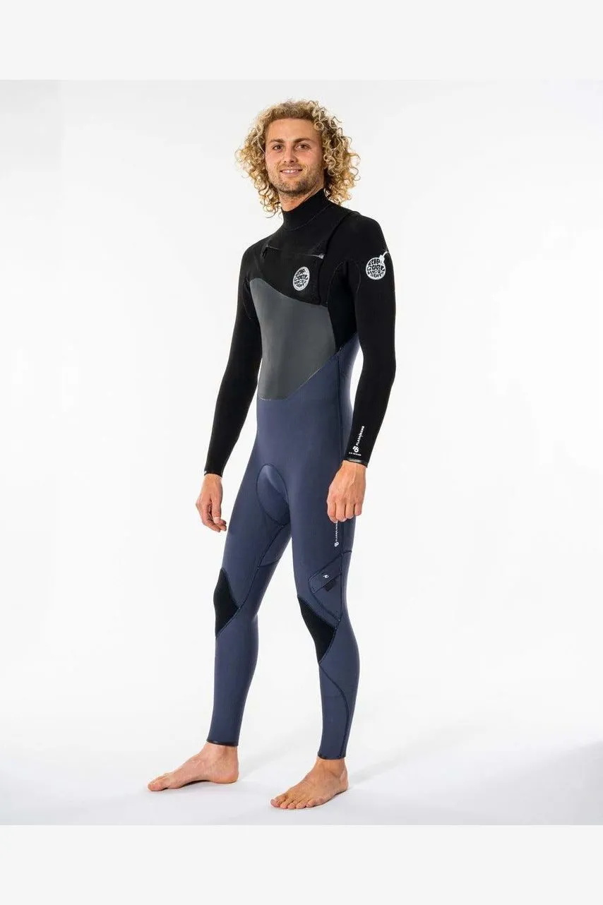 RIP CURL E6 FLASHBOMB 3/2MM CHEST ZIP WETSUIT