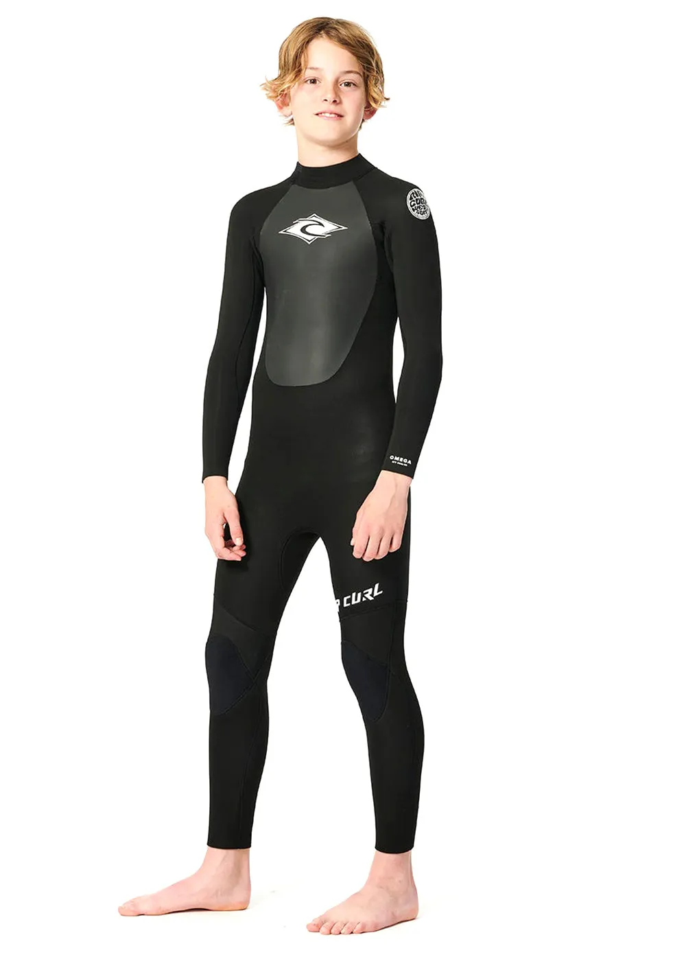 Rip Curl Kids Omega 3/2mm GBS BZ Steamer Wetsuit