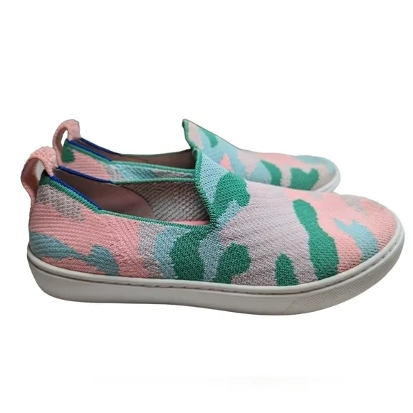 Rothy's Cotton Candy Camo Kid's Sneaker Sz 4