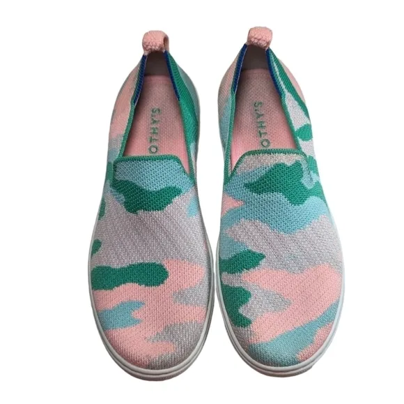 Rothy's Cotton Candy Camo Kid's Sneaker Sz 4