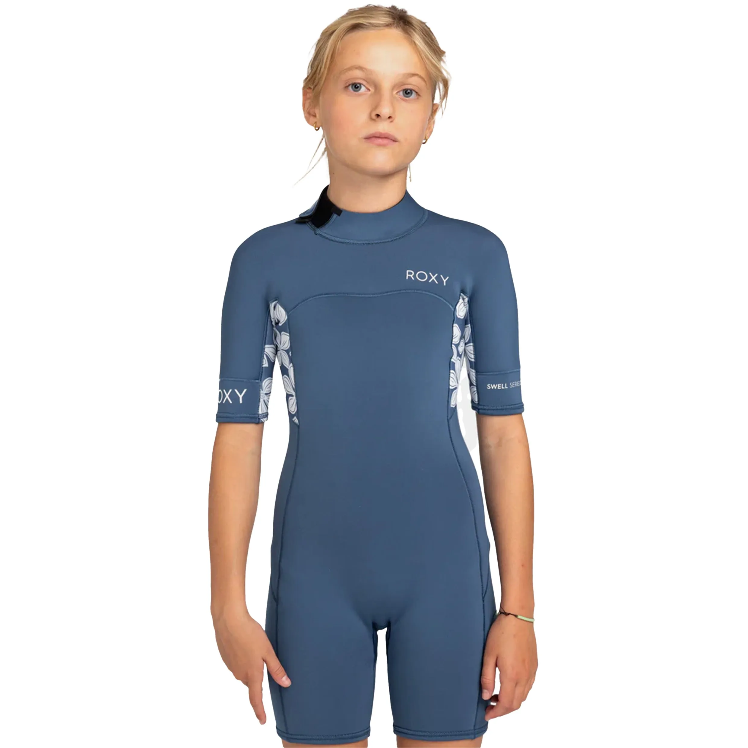 ROXY GIRLS SWELL 2.0 SPRING SUIT WILD WIND FLORAL