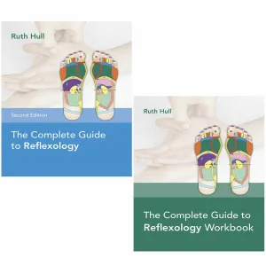Ruth Hull Collection 2 Books Set Complete Guide to Reflexology Workbook