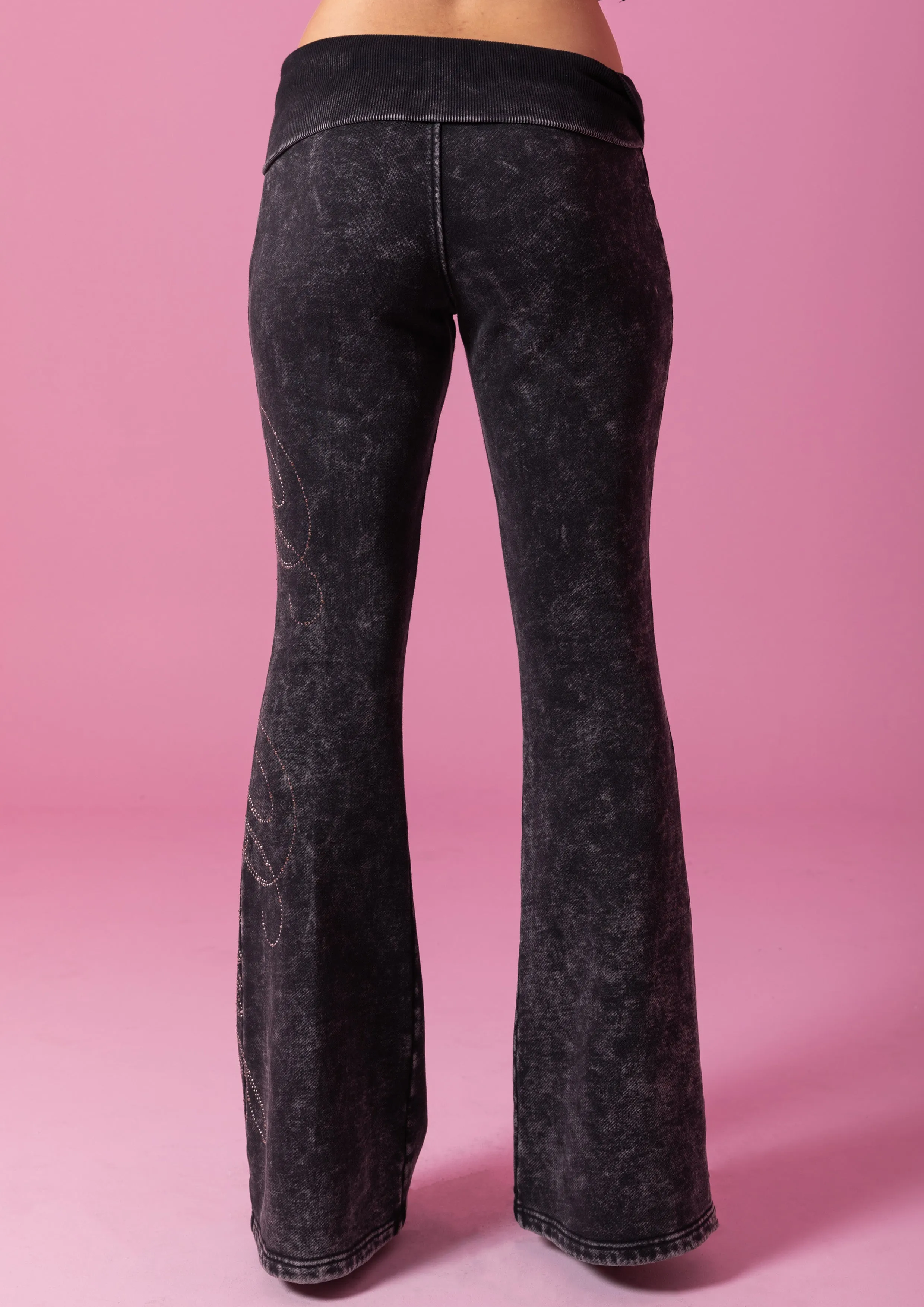 SAMANTHA TRACK PANT - STONE WASH