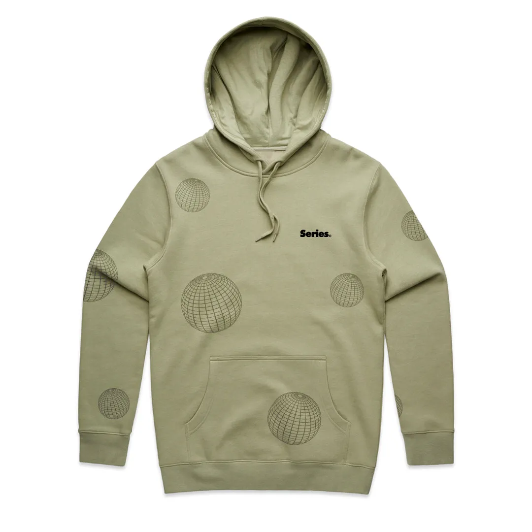SERIES WORLD GLOBAL HOODIE - PISTACHIO
