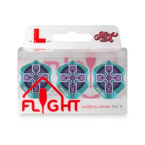Shot L-Style EZ L1 Standard Celt Boudicca Dart Flight Set