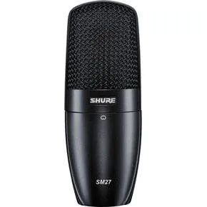 Shure SM27 large-diaphragm, side-address cardioid condenser microphone